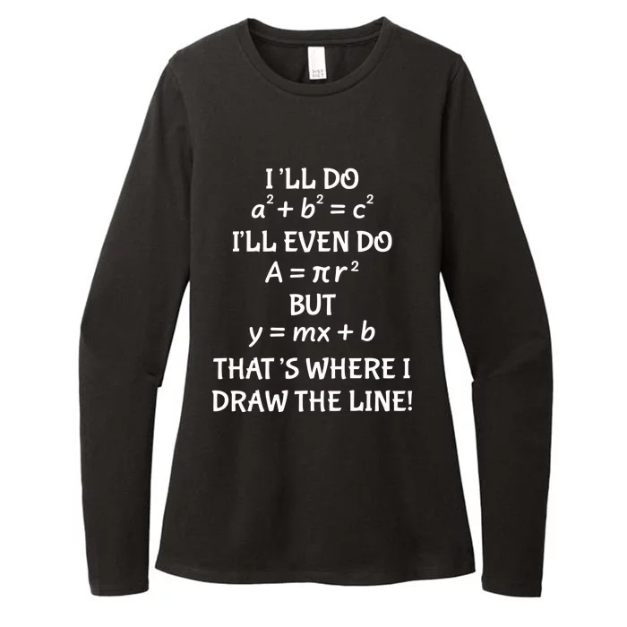 Math Teacher Joke Women Fun Best Math Womens CVC Long Sleeve Shirt