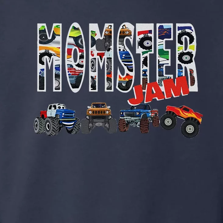 Monster Truck Jam Mom Momster Boy Mama Birthday Mothers Day Toddler Hoodie