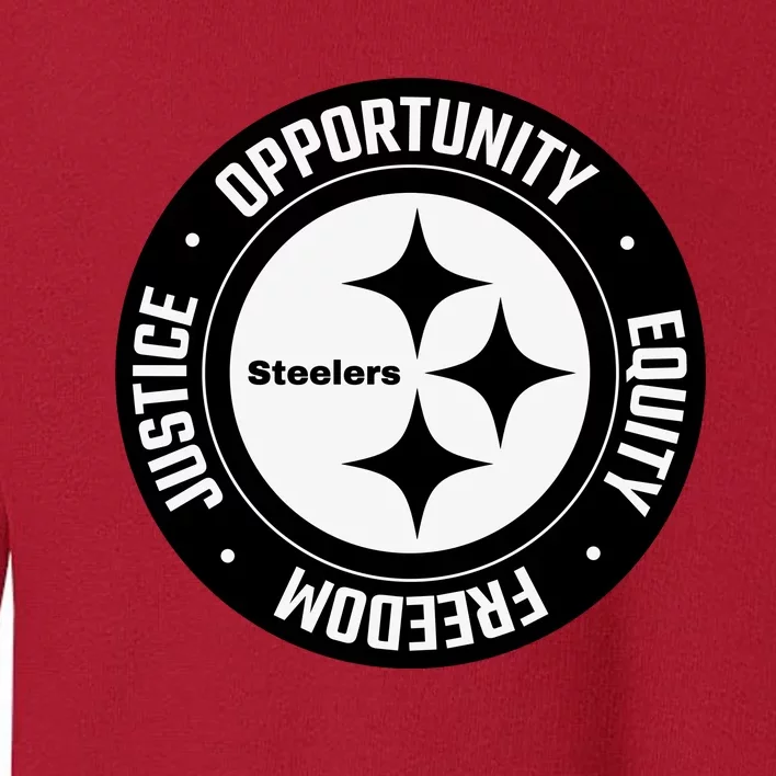 Mike Tomlin Justice Opportunity Equity Freedom Toddler Sweatshirt