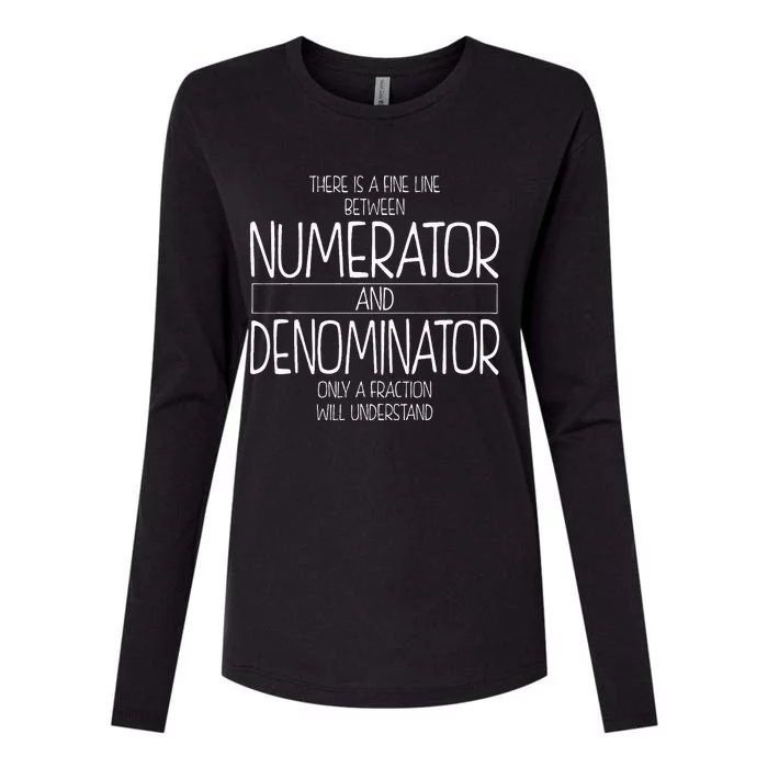 Math Teacher Joke Women Fun Best Math Quotes Womens Cotton Relaxed Long Sleeve T-Shirt