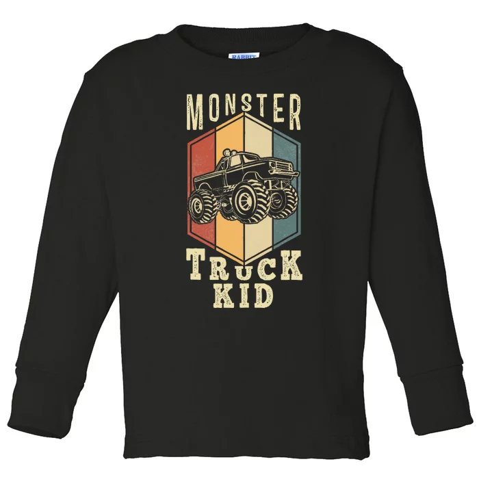 Monster Truck K.I.D Gifts Toddler Long Sleeve Shirt