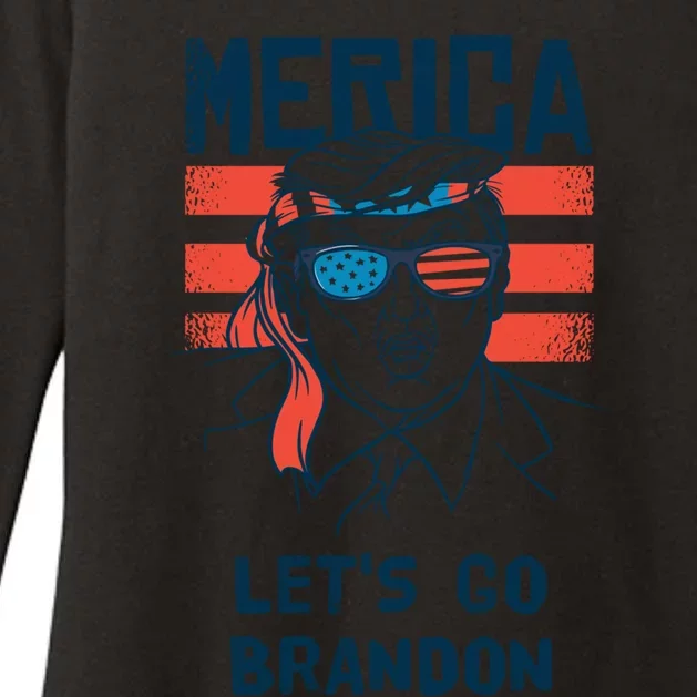 Merica Trump Lets Go Gift Womens CVC Long Sleeve Shirt