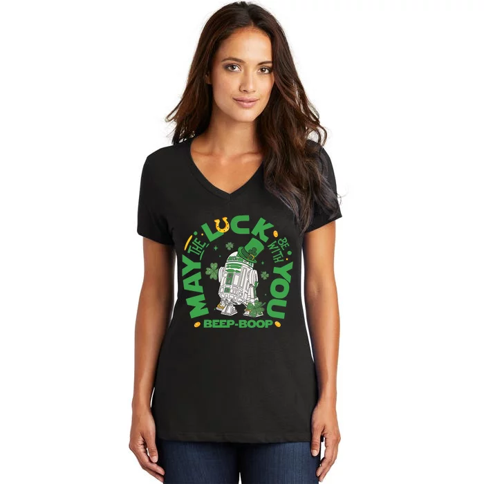 May The Luck Be With You Women's V-Neck T-Shirt