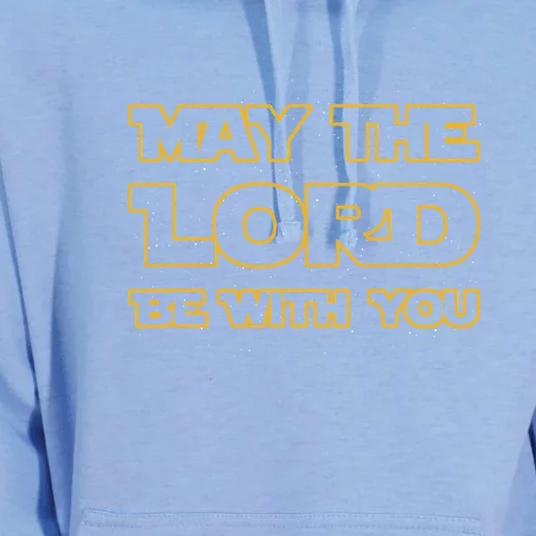 May The Lord Be With You Christian Jesus Star Background Unisex Surf Hoodie