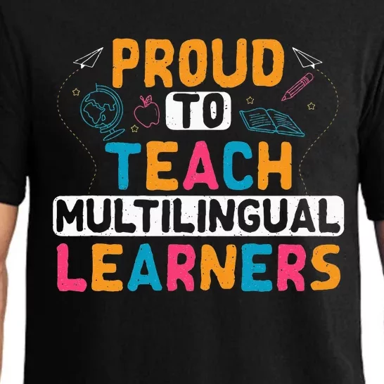 Multilingual Teacher Linguist Language ESL Teaching Pajama Set