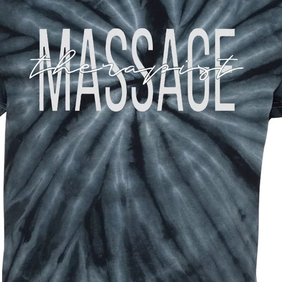 Massage Therapist LMT Licensed Massage Therapist Kids Tie-Dye T-Shirt