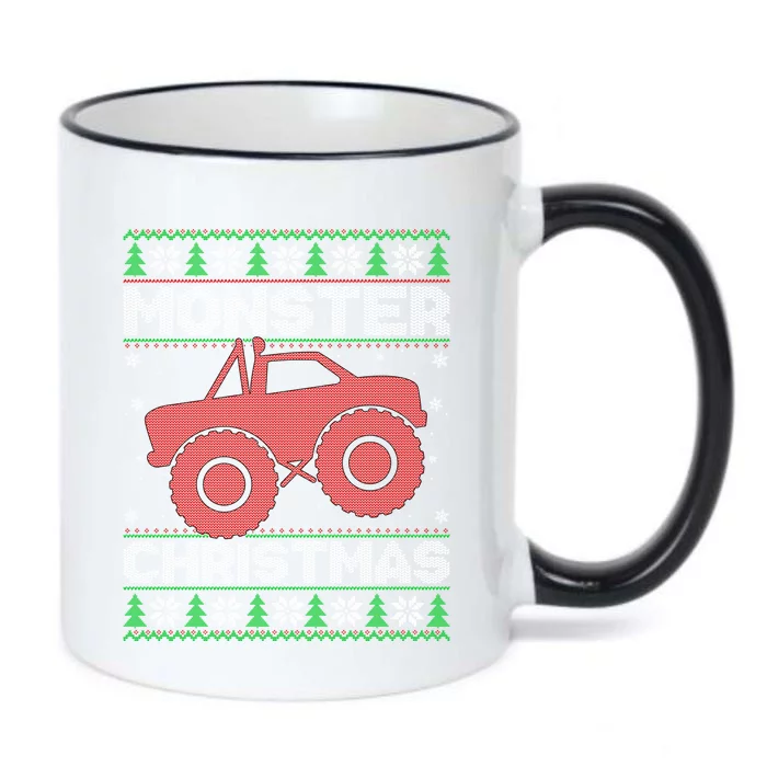 Monster Truck Lover Ugly Monster Truck Christmas Gift Black Color Changing Mug