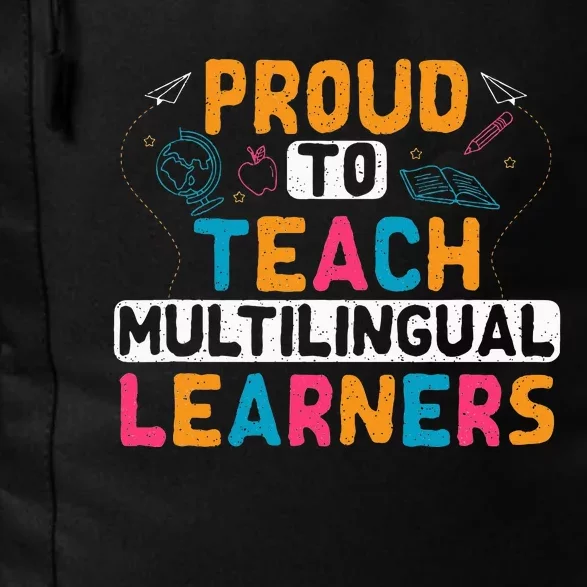 Multilingual Teacher Linguist Language Esl Teaching Daily Commute Backpack