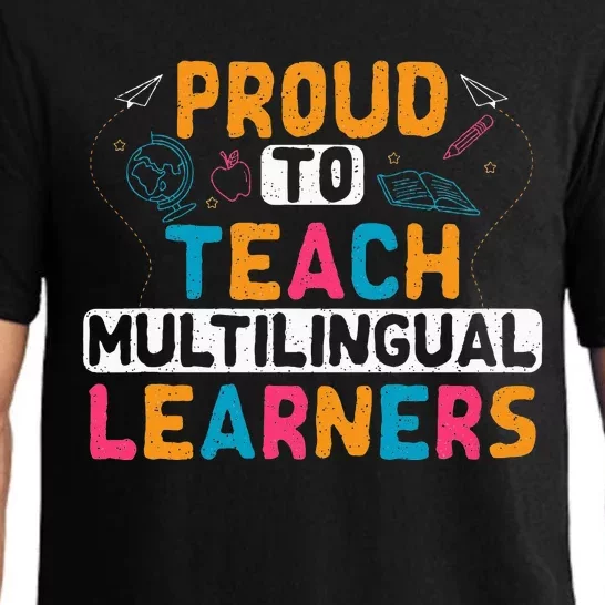 Multilingual Teacher Linguist Language Esl Teaching Pajama Set