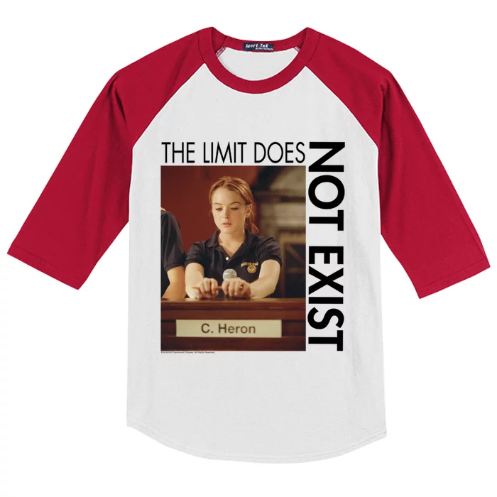 Mean The Limit Does Not Exist Funny Gift Kids Colorblock Raglan Jersey