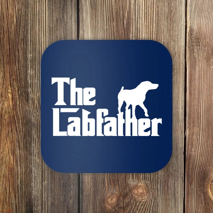 Men The Labfather Funny Lab Labrador Dog Owner Dad Daddy Father Coaster