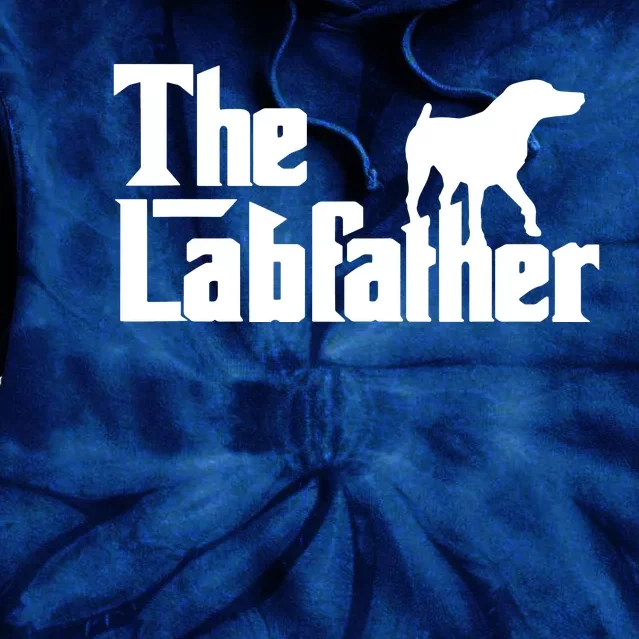 Men The Labfather Funny Lab Labrador Dog Owner Dad Daddy Father Tie Dye Hoodie