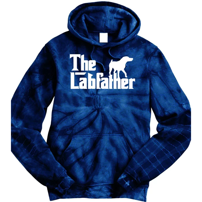 Men The Labfather Funny Lab Labrador Dog Owner Dad Daddy Father Tie Dye Hoodie