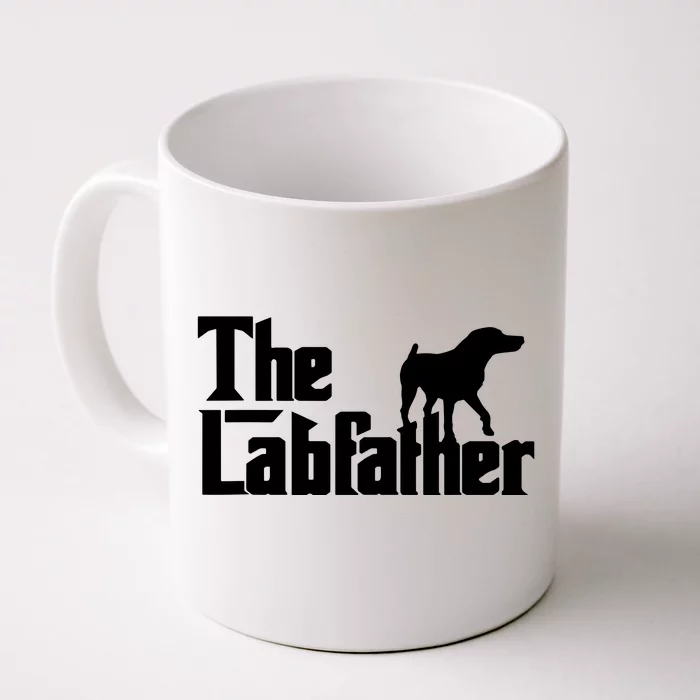 Men The Labfather Funny Lab Labrador Dog Owner Dad Daddy Father Front & Back Coffee Mug