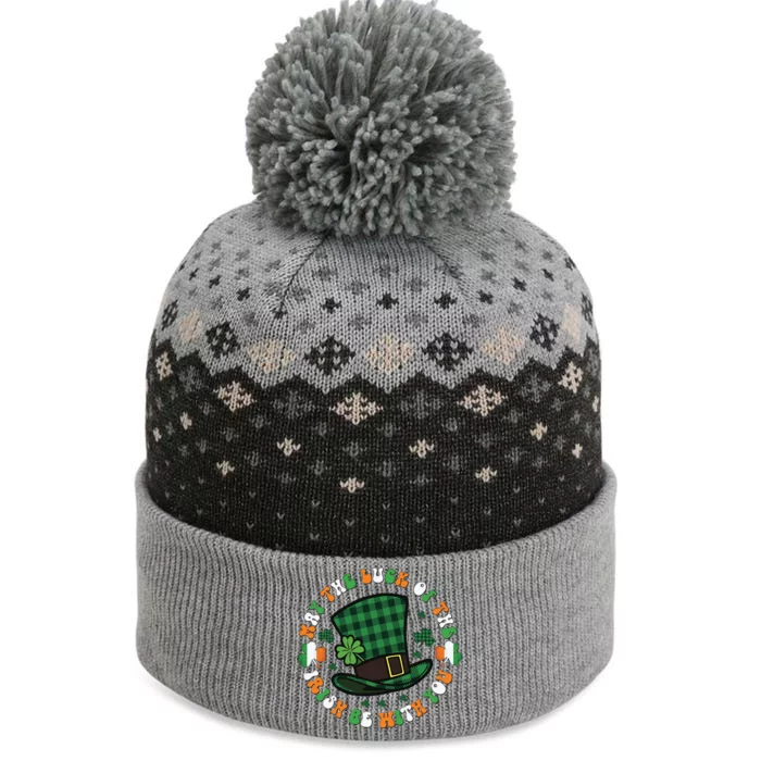 May The Luck Of The Irish Be With You The Baniff Cuffed Pom Beanie