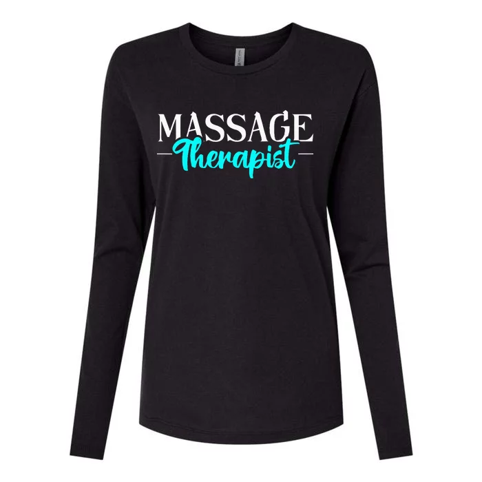 Massage Therapist Massage Therapy Womens Cotton Relaxed Long Sleeve T-Shirt