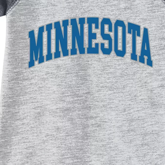 Minnesota Text Infant Baby Jersey Bodysuit