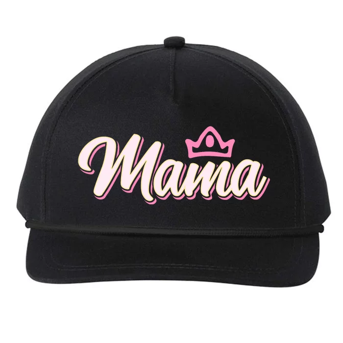 Mama T Snapback Five-Panel Rope Hat