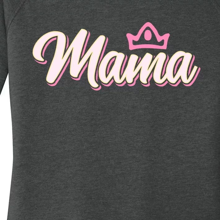 Mama T Women's Perfect Tri Tunic Long Sleeve Shirt