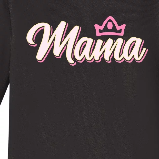 Mama T Baby Long Sleeve Bodysuit