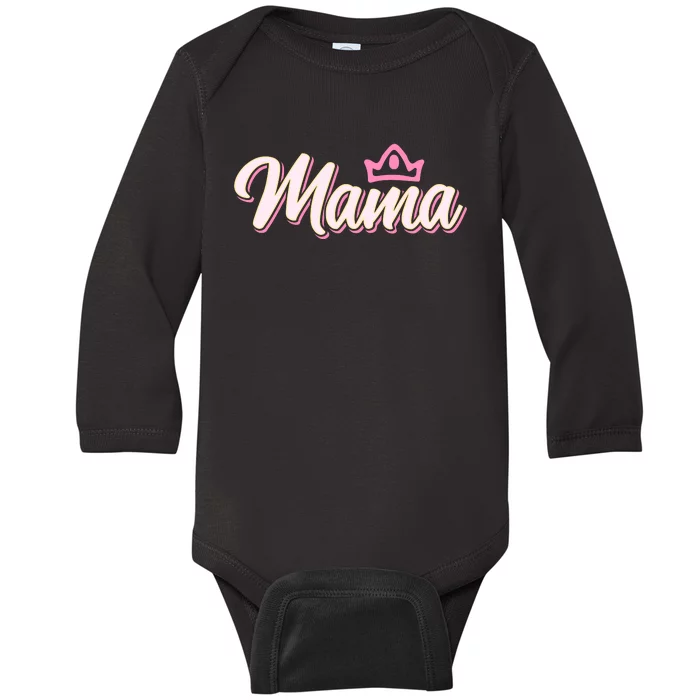 Mama T Baby Long Sleeve Bodysuit