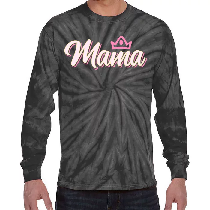 Mama T Tie-Dye Long Sleeve Shirt