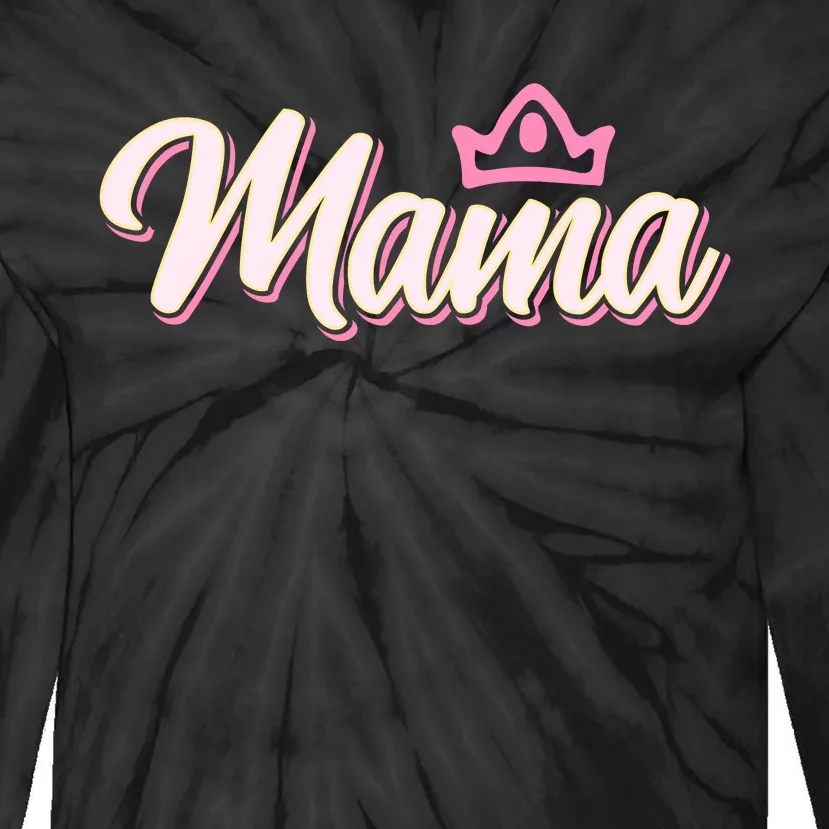 Mama T Tie-Dye Long Sleeve Shirt