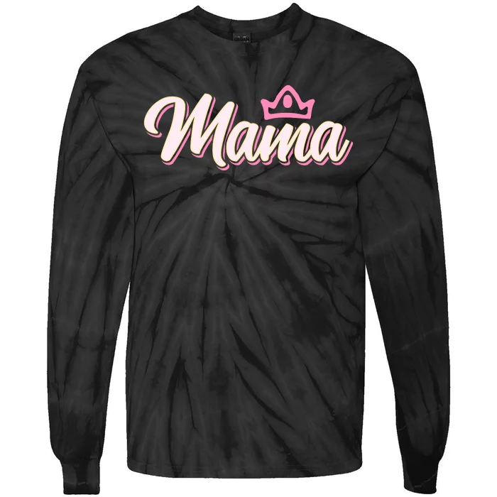 Mama T Tie-Dye Long Sleeve Shirt