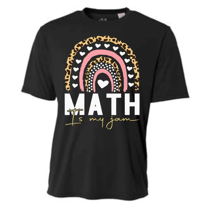 Math Teacher Math Is My Jam Cooling Performance Crew T-Shirt