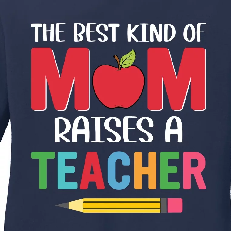 Mom Teacher Ladies Long Sleeve Shirt