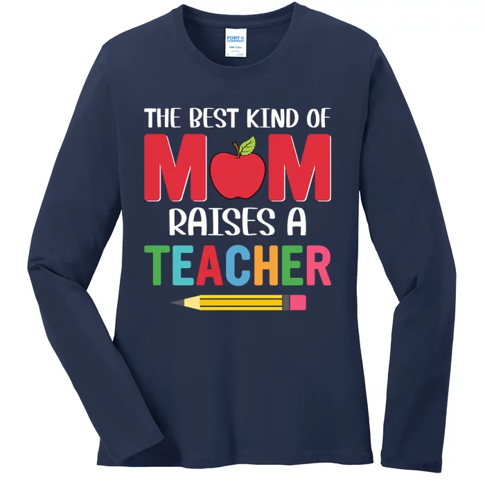 Mom Teacher Ladies Long Sleeve Shirt