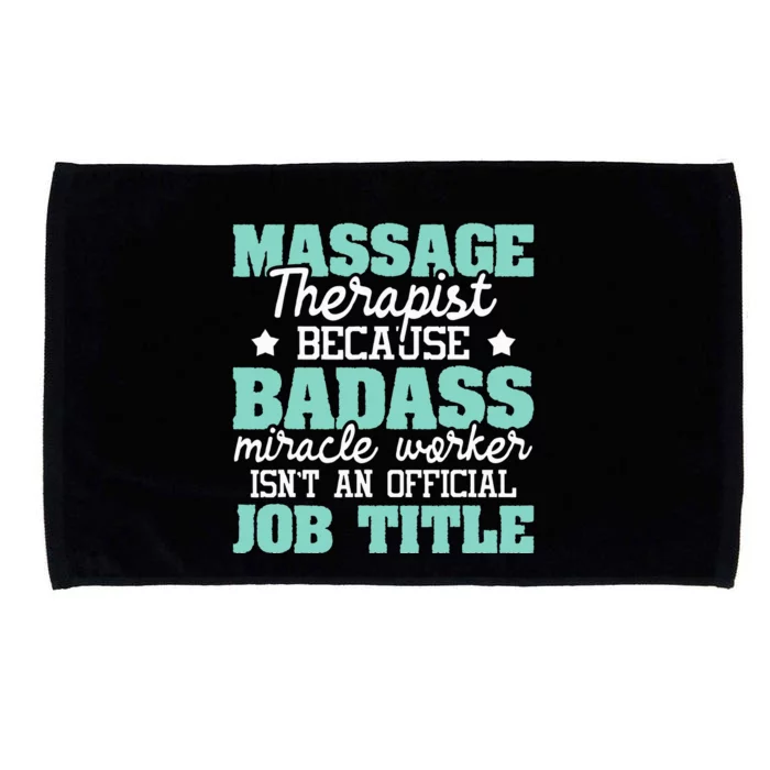 Massage Therapist Massage Therapy Massager LMT Masseuse Microfiber Hand Towel