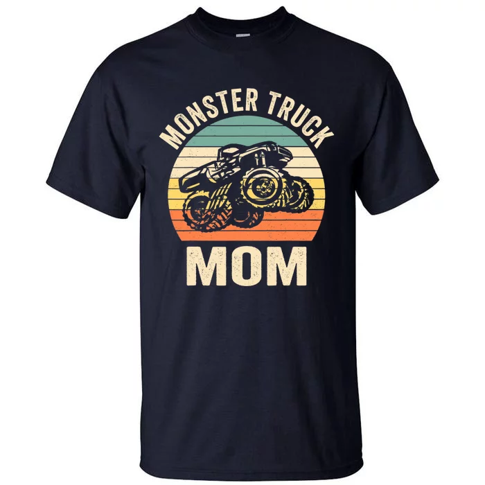 Monster Truck Mom Retro Vintage Monster Truck Tall T-Shirt