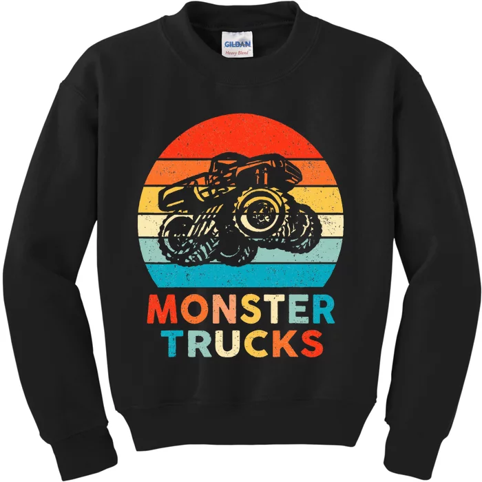 Monster Truck Kids Sweatshirt