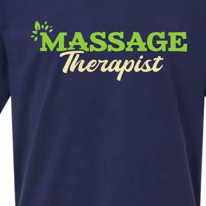 Massage Therapist Massage Therapy Masseuse Massotherapist Sueded Cloud Jersey T-Shirt