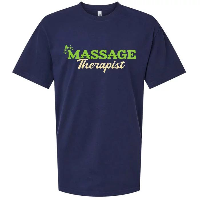 Massage Therapist Massage Therapy Masseuse Massotherapist Sueded Cloud Jersey T-Shirt