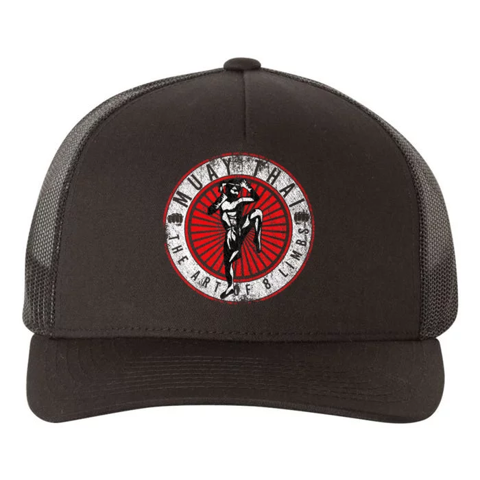 Muay Thai Yupoong Adult 5-Panel Trucker Hat