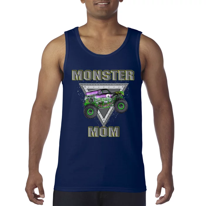 Blue Monster Truck Muscle Tank