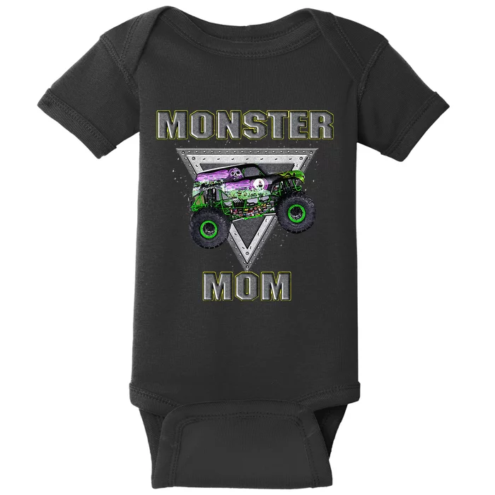 Monster Truck MOM Monster Truck Are My Jam Truck Lovers Baby Bodysuit