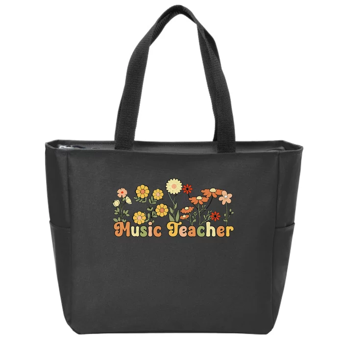 Music Teacher Music Teaching Music Teachers Zip Tote Bag