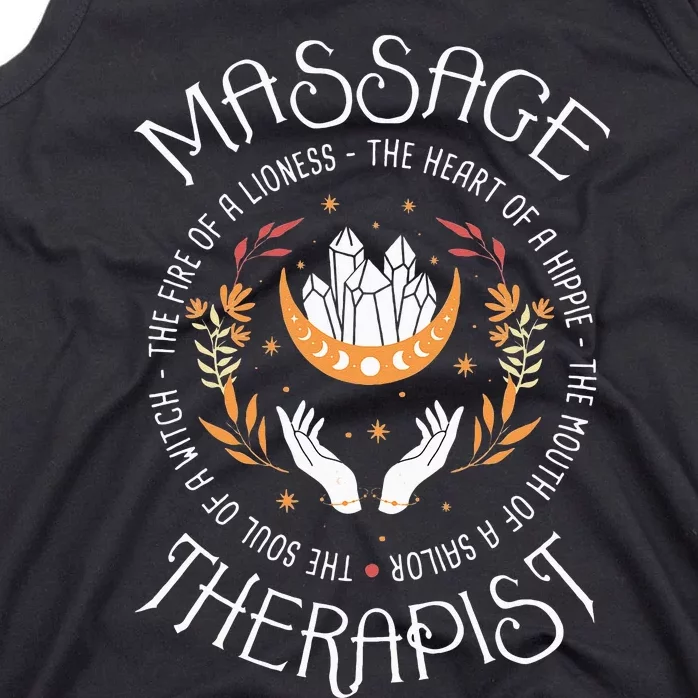 Massage Therapist Masseuse Massage Therapy Massotherapist Tank Top