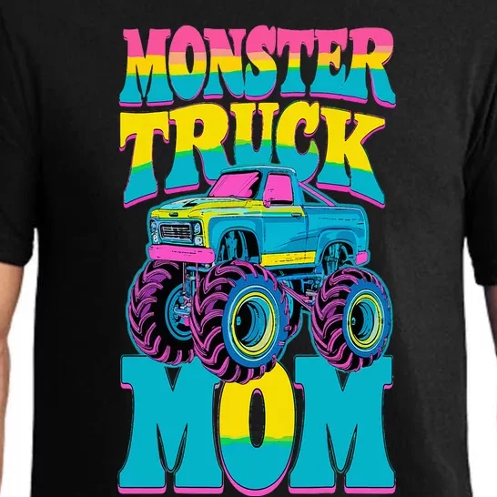 Monster Truck Mom Birthday Party Monster Truck Pajama Set