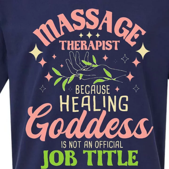 Massage Therapist Masseuse Massage Therapy Massotherapist Sueded Cloud Jersey T-Shirt