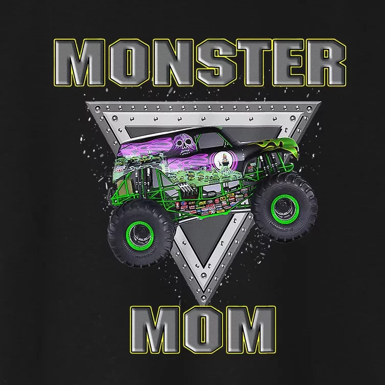 Monster Truck MOM Monster Truck Are My Jam Truck Lovers Women's Crop Top Tee