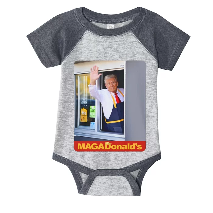 Magadonalds Trump Mcdonalds Infant Baby Jersey Bodysuit