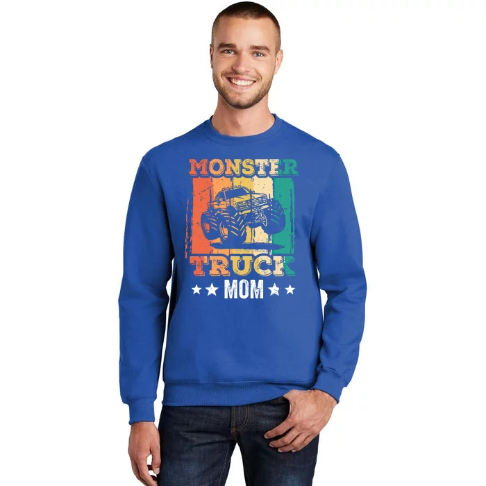 Monster Truck Mom Mama Mum Mothers Day Retro Vintage Gift Sweatshirt