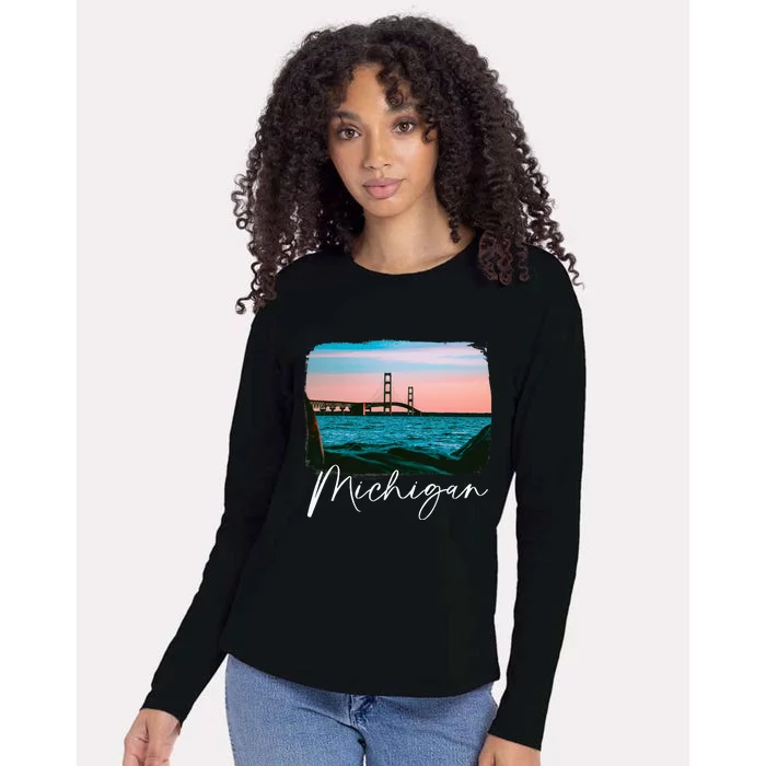 Michigan T Michigan Pride Michigan Lover Womens Cotton Relaxed Long Sleeve T-Shirt