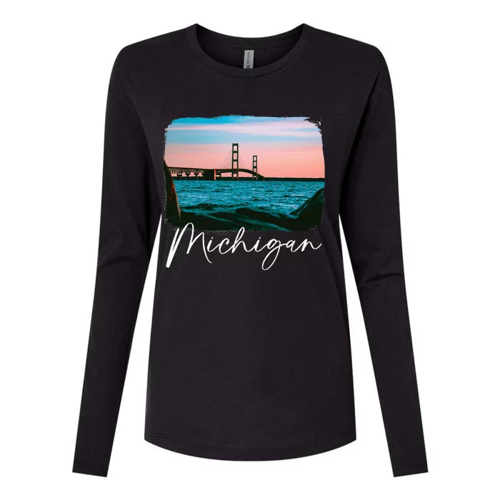 Michigan T Michigan Pride Michigan Lover Womens Cotton Relaxed Long Sleeve T-Shirt