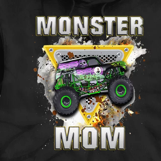 Monster Truck Mom Monster Truck Are My Jam Truck Lovers Tie Dye Hoodie