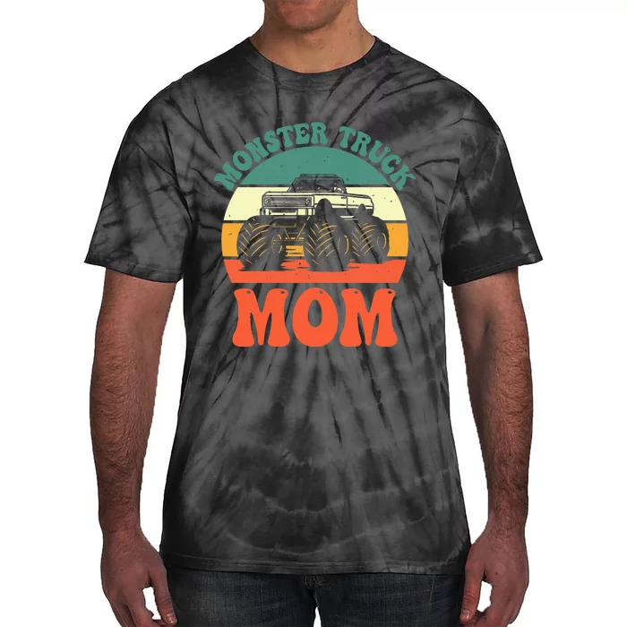 Monster Truck Mom Retro Vintage Monster Truck Tie-Dye T-Shirt